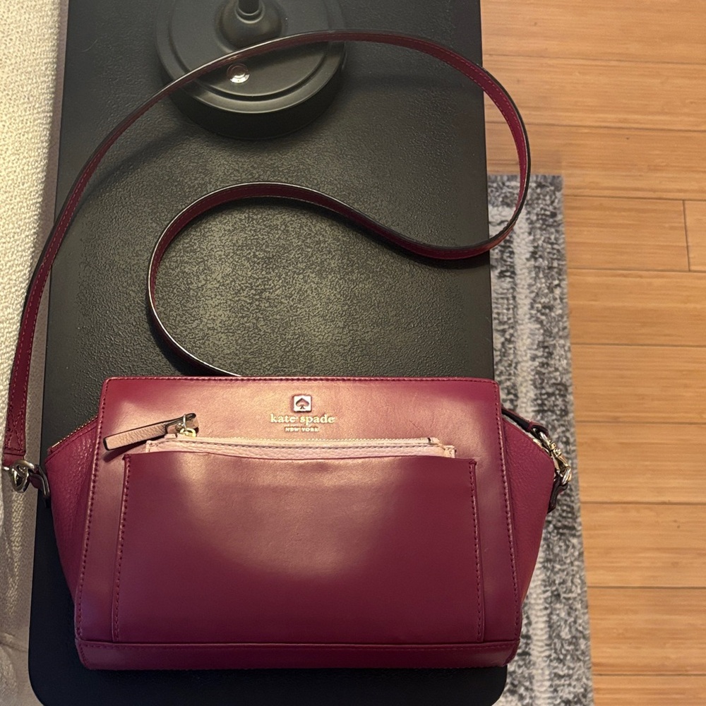 Kate Spade Deep Red Crossbody Bag